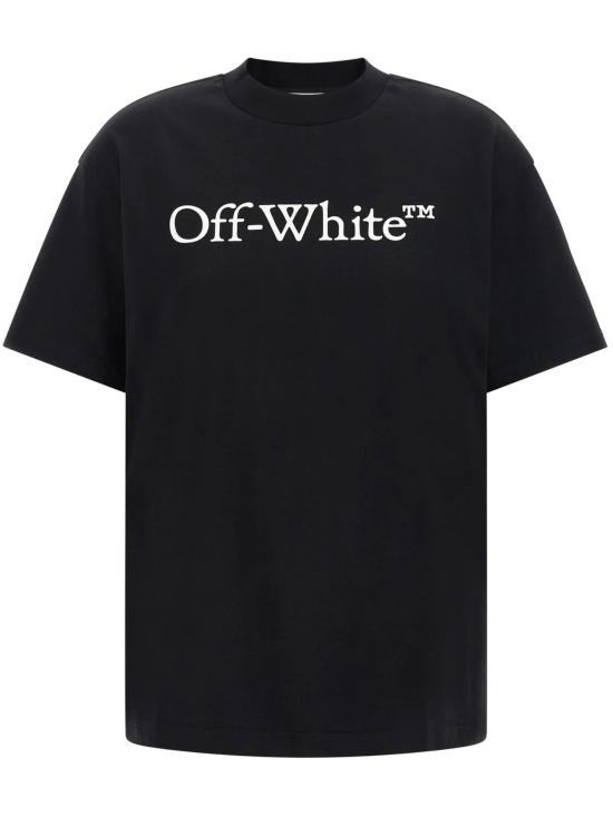26FW 오프화이트 반팔 티셔츠 2FA00677T W003 BLACK