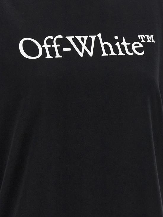 26FW 오프화이트 반팔 티셔츠 2FA00677T W003 BLACK - OFF WHITE