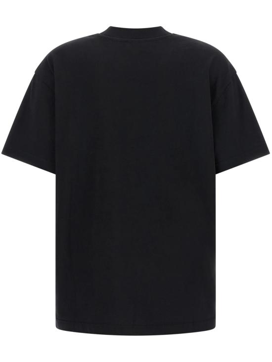 26FW 오프화이트 반팔 티셔츠 2FA00677T W003 BLACK - OFF WHITE