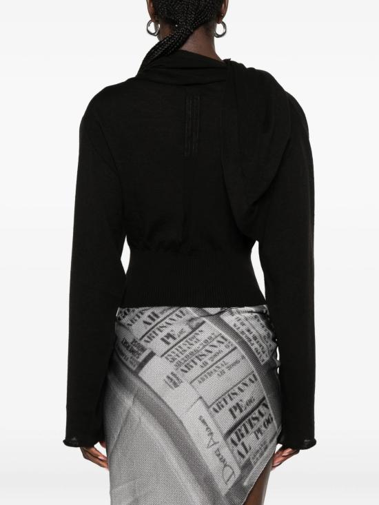 26FW 릭 오웬스 긴팔 티셔츠 RP02F5622M 09 BLACK - RICK OWENS