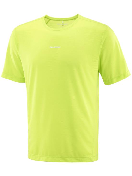 26FW 살로몬 쉐이크아웃 코어 반팔티 LC2778800 ACID GREEN