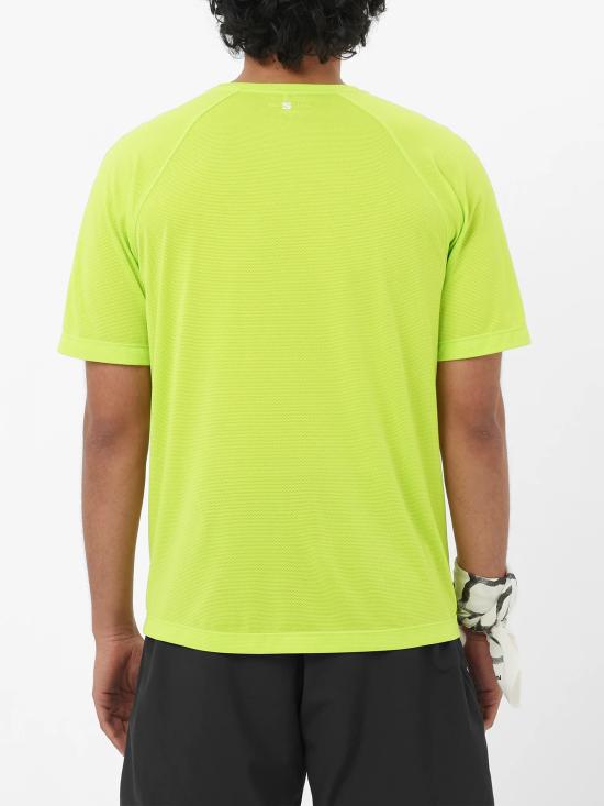 26FW 살로몬 쉐이크아웃 코어 반팔티 LC2778800 ACID GREEN - SALOMON