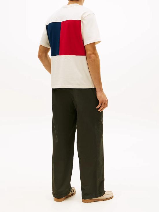 26SS 타미힐피거 반팔 티셔츠 MW0MW42382 Z00 WHITE - TOMMY HILFIGER