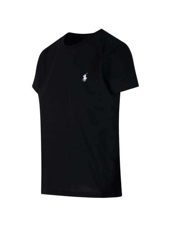 26FW 폴로 랄프로렌 클래식 핏 포니 로고 자수 티셔츠 211B14605 033 BLACK - POLO RALPH LAUREN