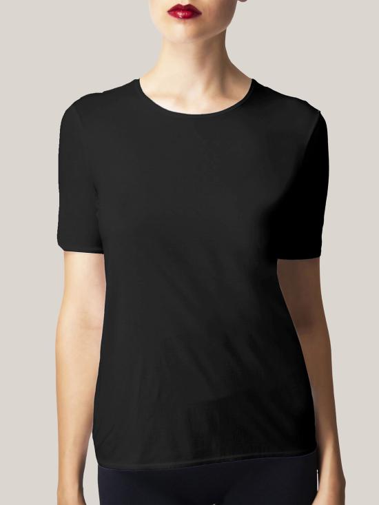 26FW 월포드 반팔 티셔츠 53387 7005 BLACK