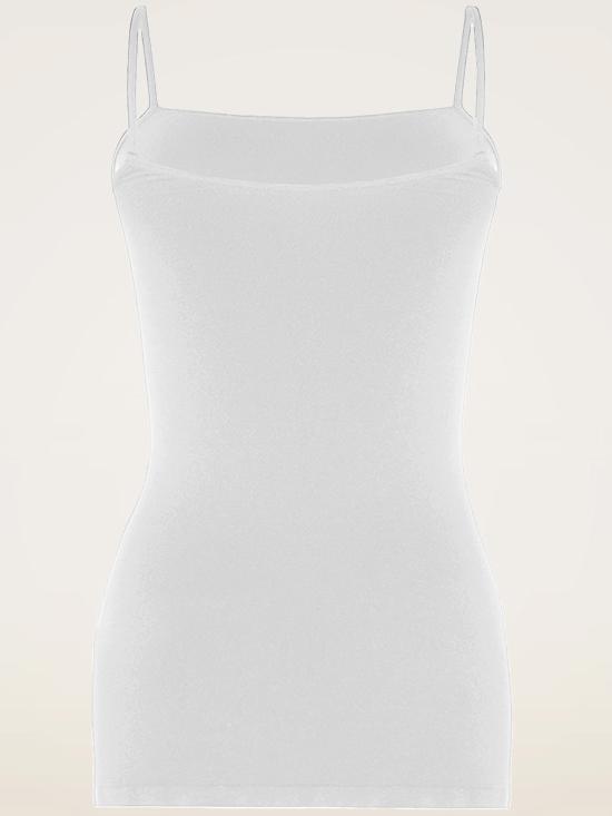 26FW 월포드 민소매 티셔츠 56242 1300 WHITE - WOLFORD