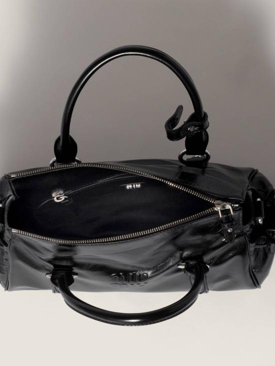 26FW 미우미우 토트백 5BA3332A44 F0002 BLACK - MIU MIU