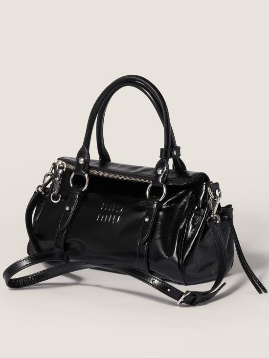 26FW 미우미우 토트백 5BA3332A44 F0002 BLACK - MIU MIU