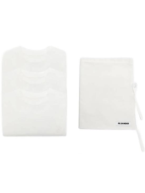 26FW 질샌더 반팔 티셔츠 J22GC0272J45048 100 White