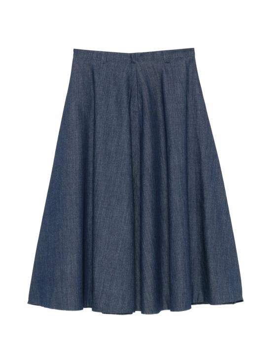 26SS 인코텍스 데님 스커트 101956D6602 820 Navy blue - INCOTEX