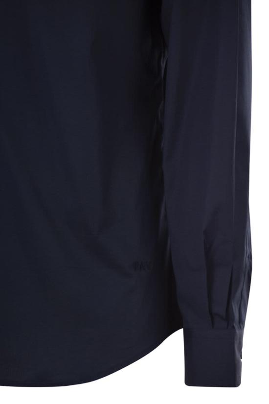 26SS 페이 긴팔 셔츠 NCMA152259SORM U807 Navy blue - FAY
