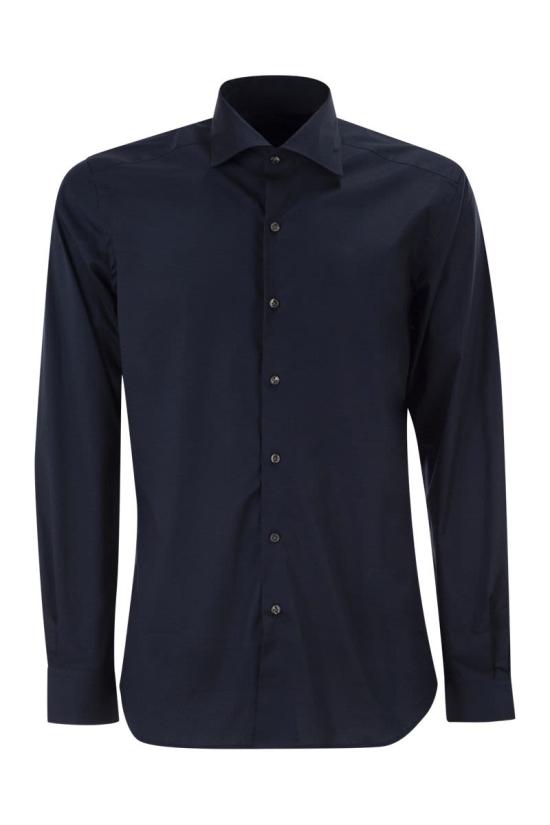 26SS 페이 긴팔 셔츠 NCMA152259SORM U807 Navy blue
