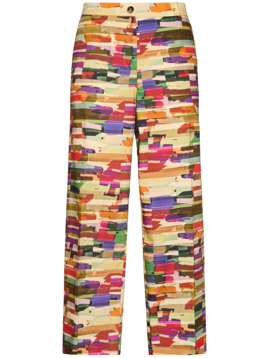 26SS 엘레나미로 스트레이트 팬츠 P020P100471N 001 MULTICOLOUR