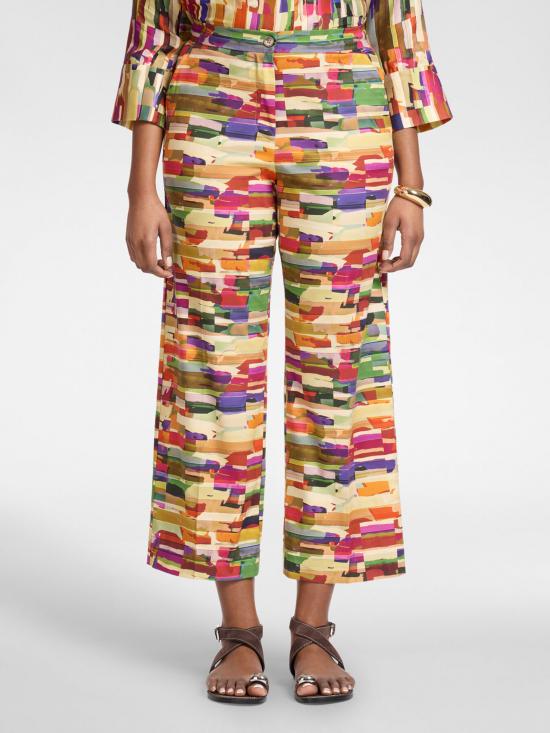 26SS 엘레나미로 스트레이트 팬츠 P020P100471N 001 MULTICOLOUR - ELENA MIRÒ