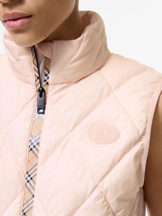 26FW 버버리 패딩 조끼 8127262 C5331 PINK PURPLE - BURBERRY