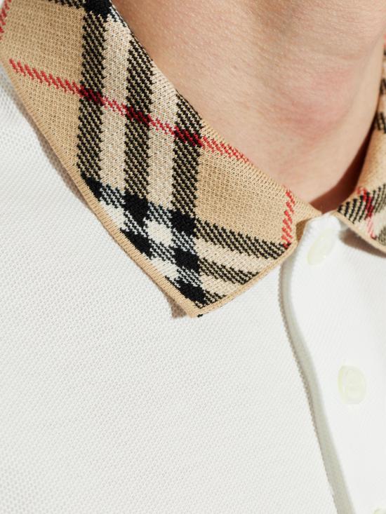 26FW 버버리 폴로 티셔츠 8126966 B7078 White - BURBERRY