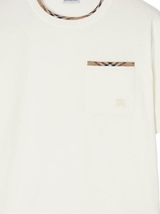 26FW 버버리 반팔 티셔츠 8127629 B7078 White - BURBERRY