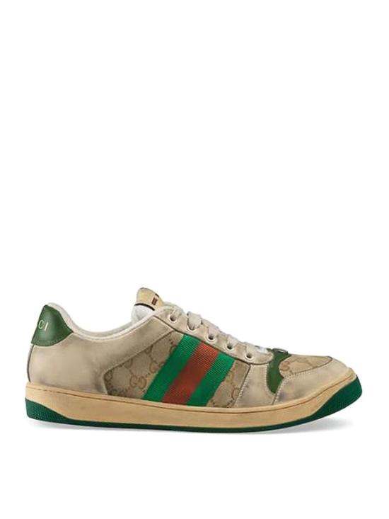 25SS 구찌 스크리너 GG 캔버스 디스트레스드 스니커즈 5465519Y9209666 BEIGE