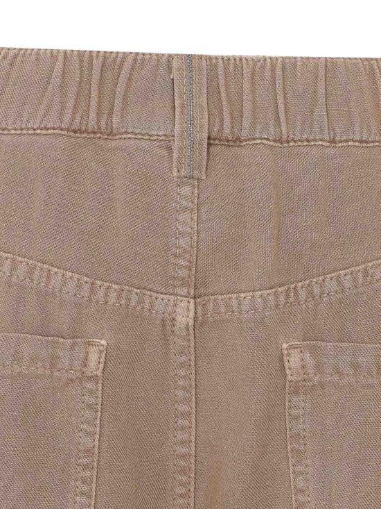26SS 브루넬로 쿠치넬리 스트레이트 팬츠 ML996P4053C1799 BEIGE - BRUNELLO CUCINELLI