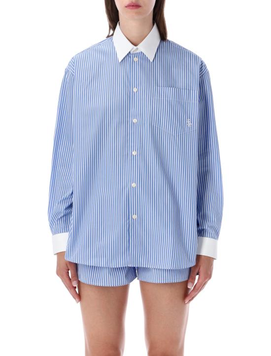 26FW 스포티앤리치 셔츠 SI019711302ST02 3896 BLUE STRIPED