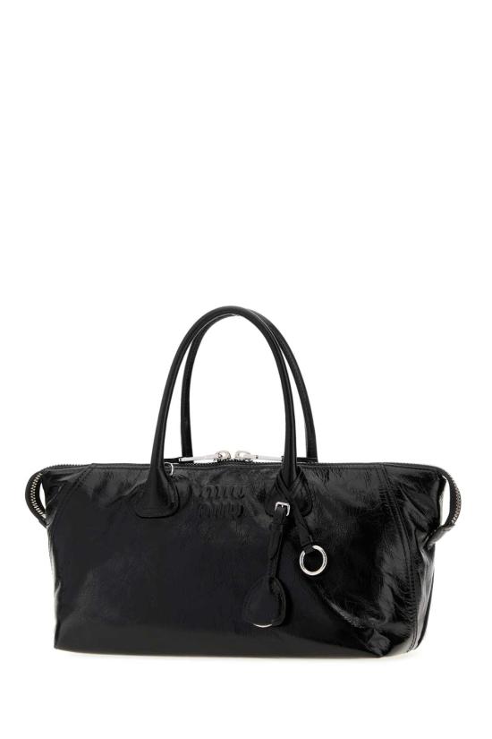 26FW 미우미우 토트백 5BA3352A44 F0002 BLACK - MIU MIU