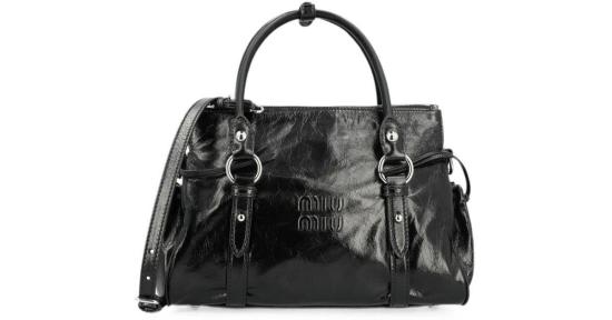 26FW 미우미우 토트백 5BA333 2A44 F0002 BLACK DOM - MIU MIU