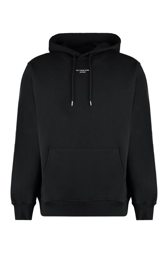  드롤드무슈 후드 티셔츠 PERMHO161CO127 BL black