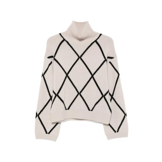 26FW 얼루드 터틀넥 265 17660 0043 NEUTRALS BLACK