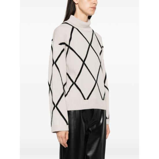 26FW 얼루드 터틀넥 265 17660 0043 NEUTRALS BLACK - ALLUDE
