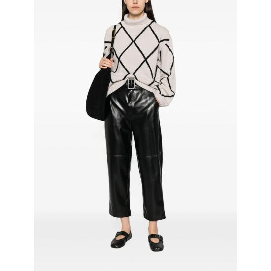 26FW 얼루드 터틀넥 265 17660 0043 NEUTRALS BLACK - ALLUDE