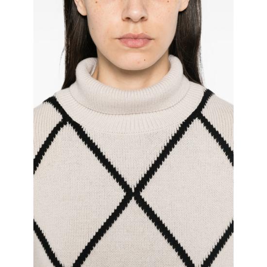 26FW 얼루드 터틀넥 265 17660 0043 NEUTRALS BLACK - ALLUDE