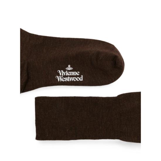 26FW 비비안웨스트우드 양말 81040002 K0025 D409 BROWN - VIVIENNE WESTWOOD
