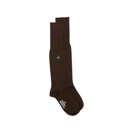 26FW 비비안웨스트우드 양말 81040002 K0025 D409 BROWN