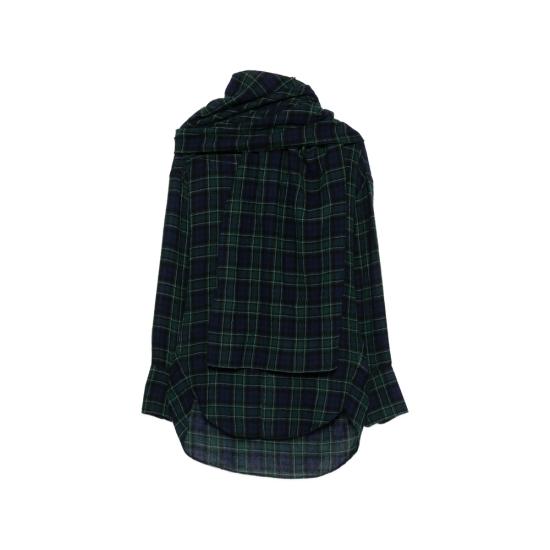 26FW 다크파크 셔츠 WSH24N FAW74 0045 BLUE GREEN