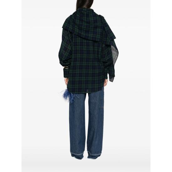 26FW 다크파크 셔츠 WSH24N FAW74 0045 BLUE GREEN - DARKPARK