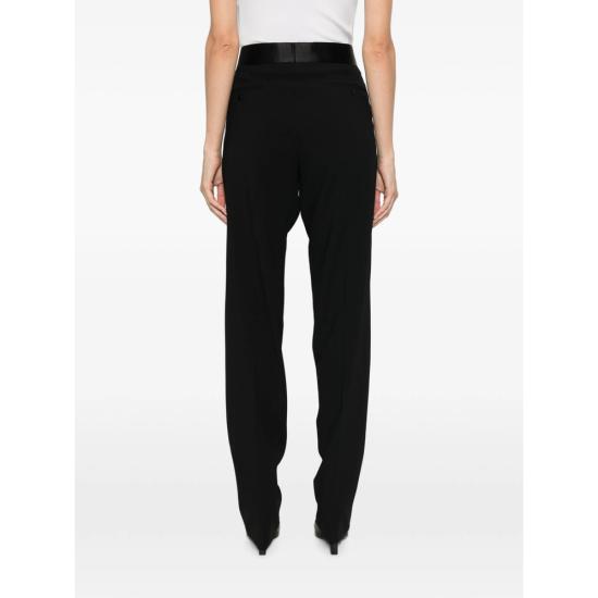 26FW 조르지오 아르마니 수트 팬츠 TE10043 GM004581 UC001 BLACK - GIORGIO ARMANI