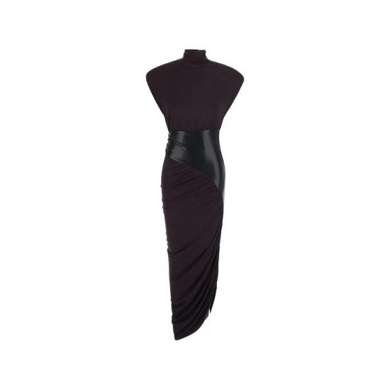 26FW 안다마네 원피스 T200121A TJV053 RONOI PURPLE BLACK