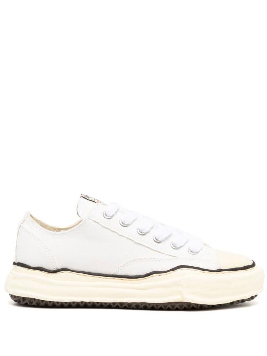 26SS 메종 미하라 야스히로 피터슨 OG 솔 캔버스 로우 A01FW702 WHITE