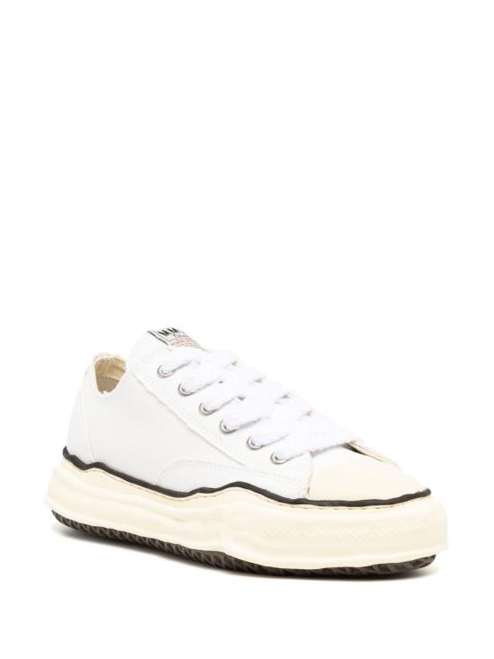 26SS 메종 미하라 야스히로 피터슨 OG 솔 캔버스 로우 A01FW702 WHITE - MAISON MIHARA YASUHIRO