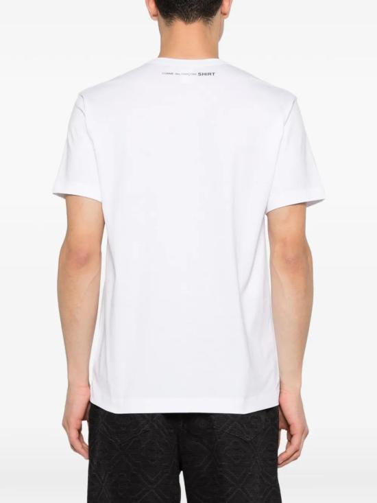 26SS 꼼데가르송 반팔 티셔츠 FQ T003 S26 WHITE - COMME DES GARCONS