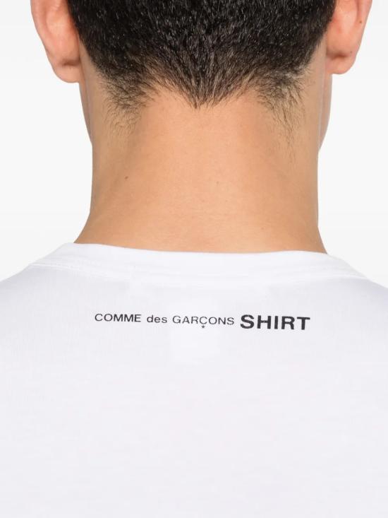 26SS 꼼데가르송 반팔 티셔츠 FQ T003 S26 WHITE - COMME DES GARCONS