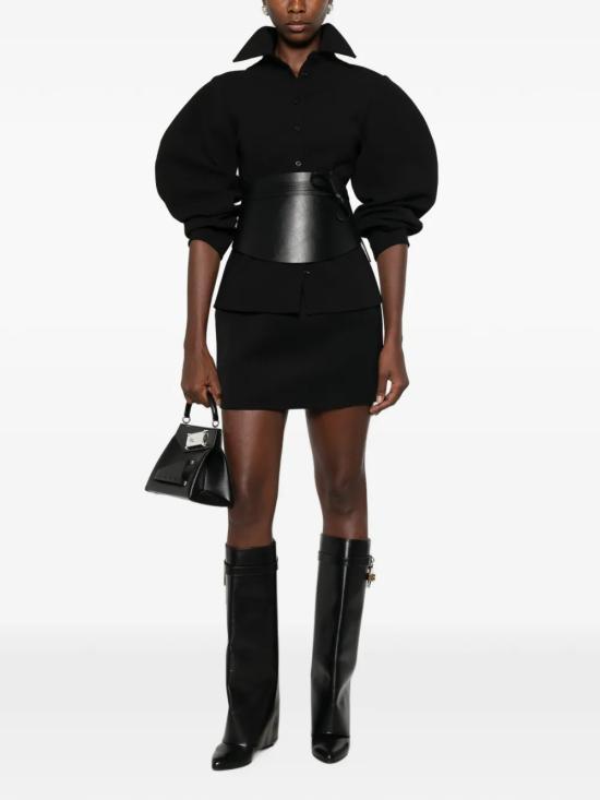 26FW 뮈글러 숏 원피스 COM1JU05811020 1999 Black