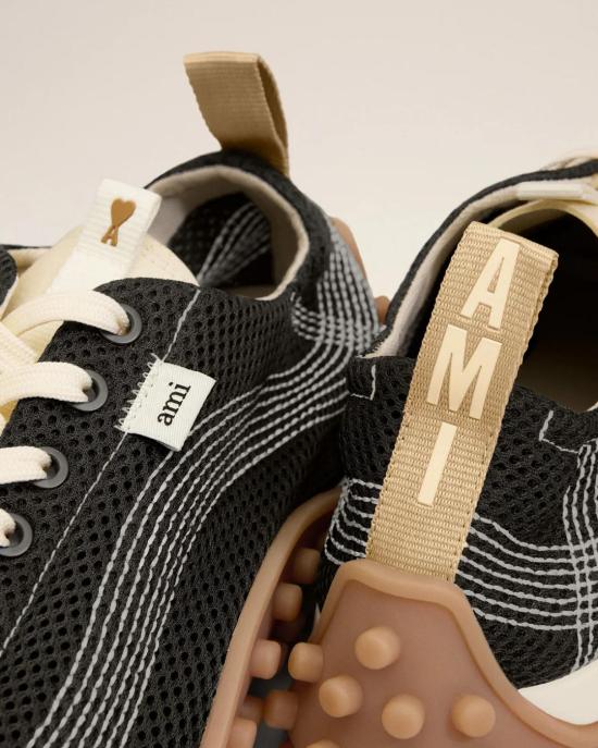  아미 스니커즈 USN505 AW0003 044 Black ivory - AMI