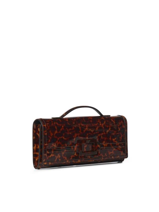 26FW 로저비비에 클러치/파우치 RBWAORC2200VMY 0ZIH Brown black - ROGER VIVIER