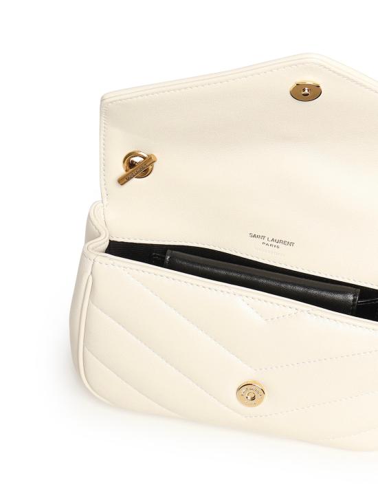 26SS 생로랑 루루 미니 램스킨 821749 AAEAX9207 WHITE - SAINT LAURENT