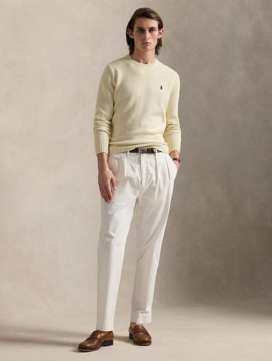 26FW 랄프 로렌 스웨터 코톤 레귤러 핏 크레마의 말리아 지로콜로 - RALPH LAUREN