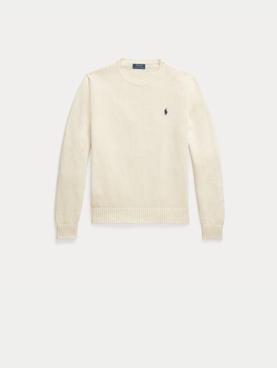 26FW 랄프 로렌 스웨터 코톤 레귤러 핏 크레마의 말리아 지로콜로 - RALPH LAUREN