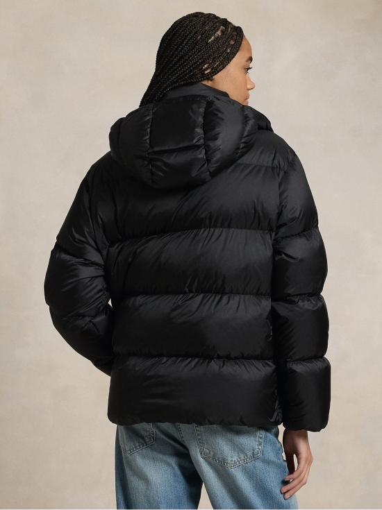 26FW 랄프 로렌 숏패딩 Piumino Idrorepellente con Cappuccio Nero - RALPH LAUREN