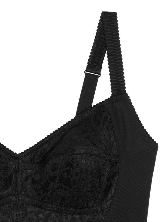 26SS 돌체앤가바나 코르셋 스타일 슬립 드레스 F63G8T GDCLQN0000 BLACK - DOLCE & GABBANA