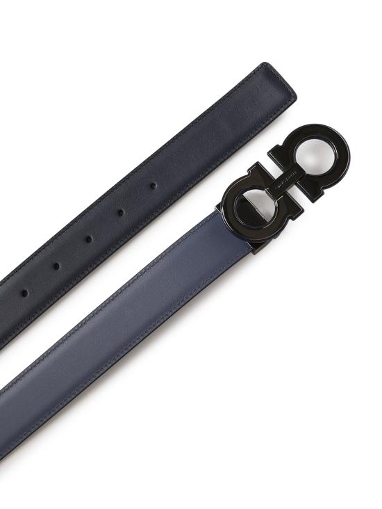 26SS 살바토레 페라가모 벨트 670460 786315002 MIDNIGHT - SALVATORE FERRAGAMO